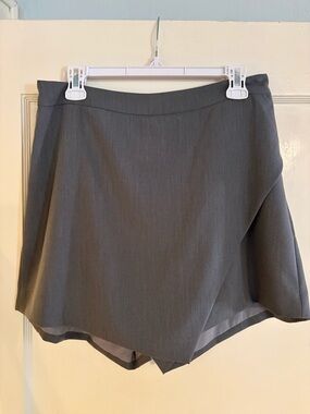 OGL Gray Asymmetrical Skort